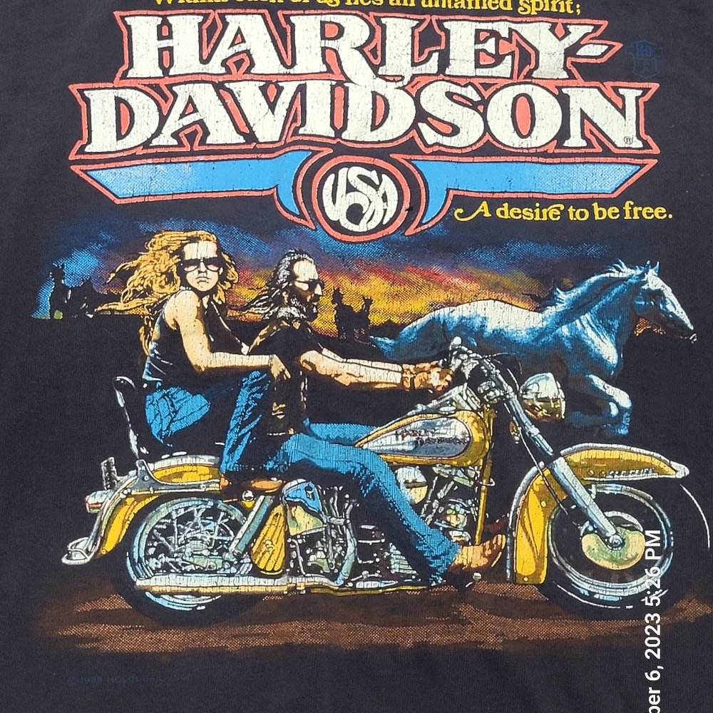 Vintage Harley Davidson Shirt Men's  XL.